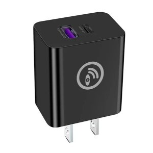 Ineye 1310 Quick Charge 20w Wall Charger With Usb A And C Ports. (blac