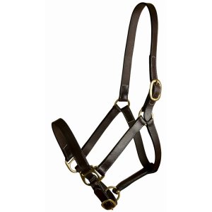 Choice 5-105590 Gatsby Leather Adjustable Turnout Halter Without Snap