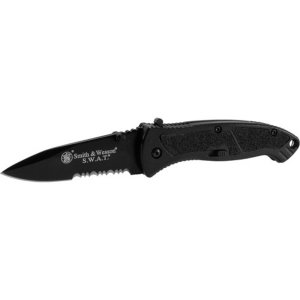 Sportsmans 700172 Sw Swatmb Assisted 3.125 In Black Combo Blade Alumin