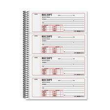 Dominion RED 8L810 Rediform Money Receipt Book - 300 Sheet(s) - Wire B