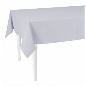 Homeroots.co 376833 120 Merry Christmas Rectangle Tablecloth In  Grey