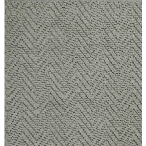 Homeroots.co 375172 3'x5' Grey Herringbone Jute Area Rug