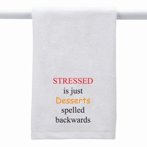 Creative 100750 White Towel Stresseddesserts