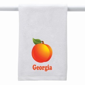 Creative 102150 White Towel Georgia (peach)