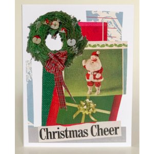 Barnes SQ2583567 Christmas Cheer Greeting Card (pack Of 6)