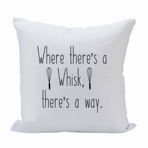 Creative 101130 Pillow 16x16 Where There's A Whisk