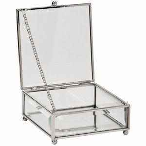 Creative 3644 Claro Glass Box 4.75 X 4.75 X 2