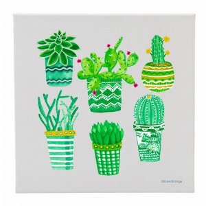 Creative 103455 Canvas 12x12 Succulents