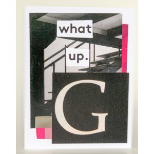 Barnes SQ1057458 What Up G Greeting Card (pack Of 6)