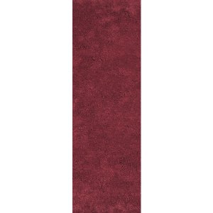 Homeroots.co 353897 2' X 7' Runner Polyester Red Area Rug