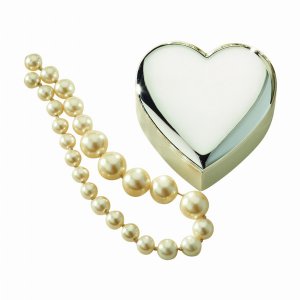 Creative 26032 Heart Box, Nickel Plated 2.5 X 2.5