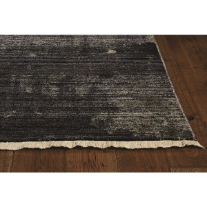 Homeroots.co 375654 8' Blue Polypropylene Runner Rug