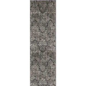 Homeroots.co 353821 2' X 7' Runner Viscose Taupe Or Sand Area Rug