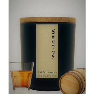 Lyon L-WOA-1 Whiskey + Oak Luxury Soy Blend Candle