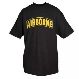 Fox 63-973 XXXL Airborne T-shirt, Blackyellow Imprint-3xl