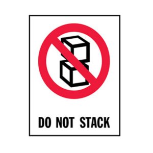 International IPM309 Do Not Stack - International Safe Handling Label