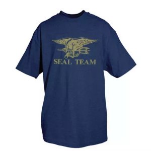 Fox 63-92 XXXL Seal Team T-shirt, Navy Blue - 3xl