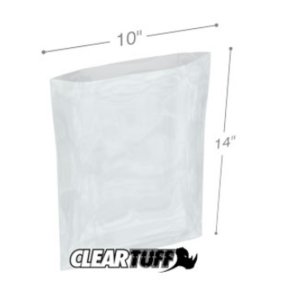 International PB41014 Flat Poly Bags  10 X 14 4 Mil