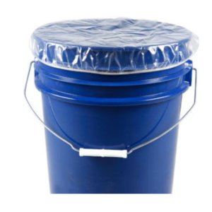 International DLC-05 Pail Cover Dust Caps  5 Gallon 4 Mil