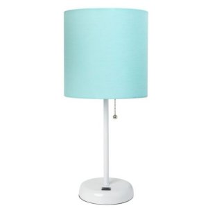 All LT2044-AOW Limelights White Stick Lamp With Usb Charging Port And 