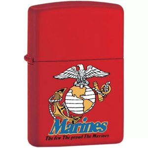 Fox 86-233 Zippo Marines The Few The Proud - Red Matte