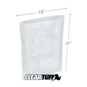 International PB41624 Flat Poly Bags  16 X 24 4 Mil