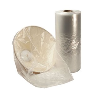 International GR2161430 Gusseted Poly Bags On Roll  16 X 14 X 30 2 Mil