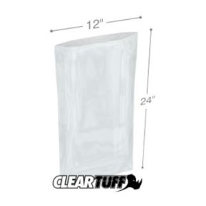 International PB41224 Flat Poly Bags  12 X 24 4 Mil