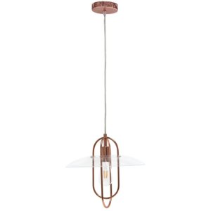 All LHP-3000-RG Lalia Home 1 Light Elongated Metal Pendant Light, Rose