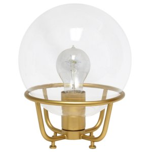 All LHT-5032-MG Lalia Home Old World Globe Glass Table Lamp, Matte Gol