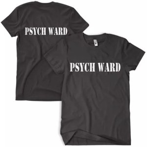 Fox 64-602 L Psych Ward T-shirt, Black - Large