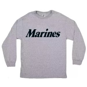 Fox 64-63 M Marines Long Sleeve T-shirt Grey Medium