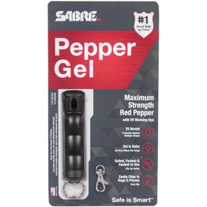 Fox 12-161 Sabre Red Pepper Gel 15 Grams Hard Case - Black