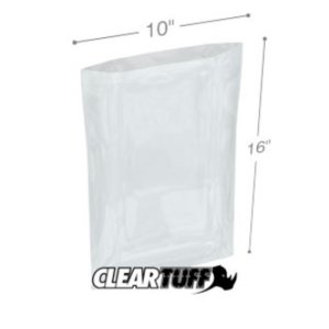 International PB41016 Flat Poly Bags  10 X 16 4 Mil