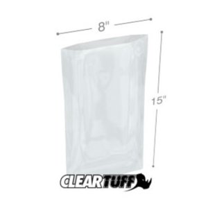 International PB40815 Flat Poly Bags  8 X 15 4 Mil