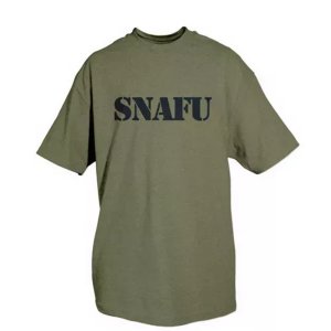 Fox 64-543 S Snafu  Olive Drab T-shirt, Small