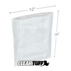 International PB41216 Flat Poly Bags  12 X 16 4 Mil