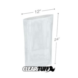 International PB31224 Flat Poly Bags  12 X 24 3 Mil