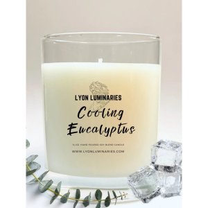 Lyon T-CEUC-1 Cooling Eucalyptus Soy Blend Tumbler Candle