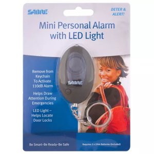 Fox 12-186 Sabre Mini Personal Alarm - Black