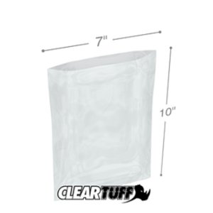 International PB20710 Flat Poly Bags  7 X 10 2 Mil