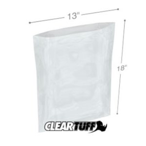 International PB21318 Flat Poly Bags  13 X 18 2 Mil