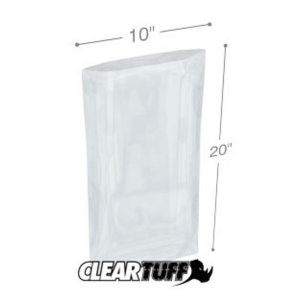 International PB21020 Flat Poly Bags  10 X 20 2 Mil