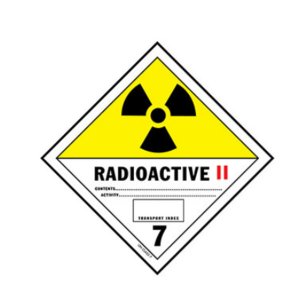 International HML418 D.o.t. Radioactive Iii Label For Hazardous Materi