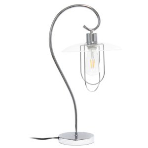 All LHT-4000-CH Lalia Home Modern Metal Scroll Table Lamp, Chrome