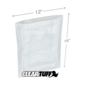 International PB31216 Flat Poly Bags  12 X 16 3 Mil