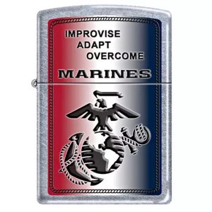 Fox 86-12443 Zippo Improvise, Adapt, Overcome - Street Chrome