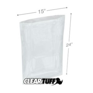 International PB41524 Flat Poly Bags  15 X 24 4 Mil