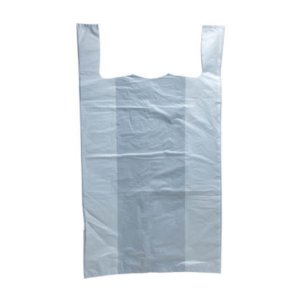 International MB-T-36HD White T-shirt Bags 0.65 Mil  20 X 10 X 36