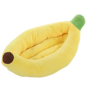 Silicute 8636802403 Large Banana Shaped Dog Bed